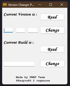 Resource 'Client Version Changer'