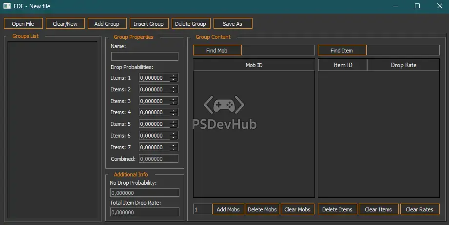Resource 'Extra Drop Editor'