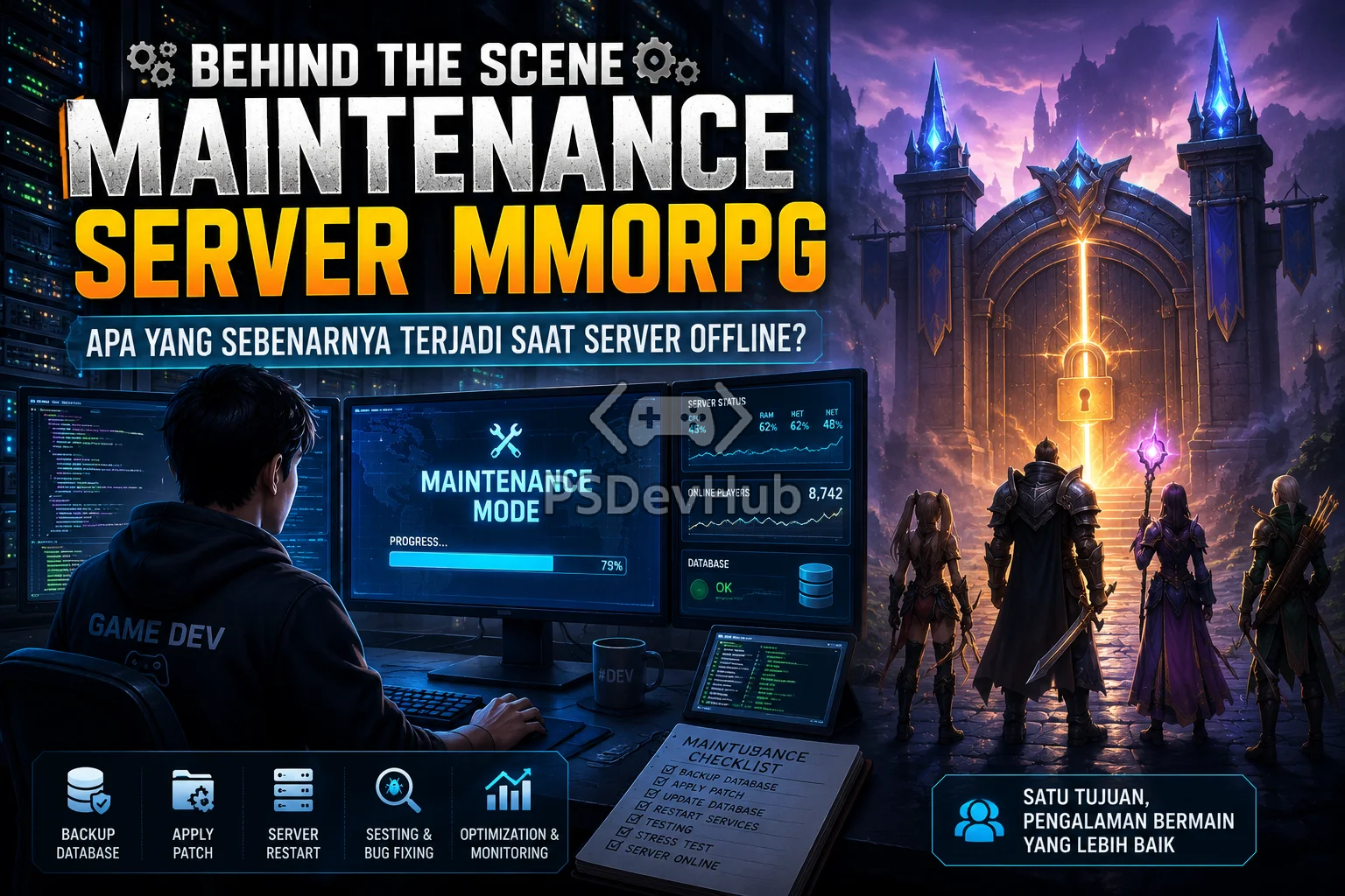 Thread 'Behind the Scene: Proses Maintenance Server MMORPG, Apa Saja yang Sebenarnya Terjadi?'